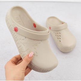 Clogs des femmes Big Star II275012 Beige 1