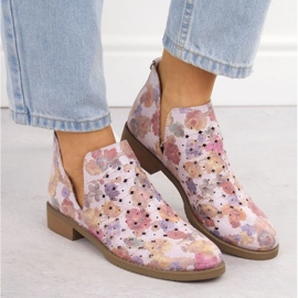 M.Daszyński M. Daszyński Bottes SA62-102 Openwork violet 4