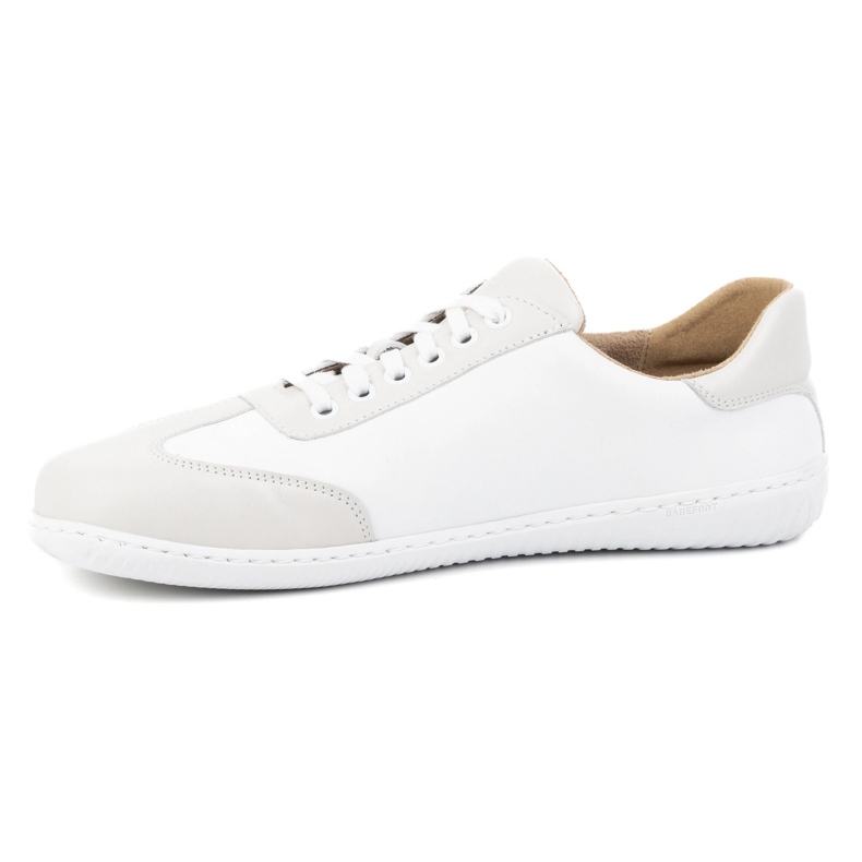 WASAK Chaussures en cuir minimaliste pour hommes aux pieds nus 0742W blanc 2
