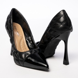 Pumps noirs de la Véronique des femmes 2