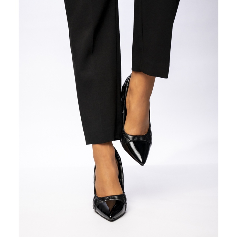 Pumps noirs de la Véronique des femmes 1