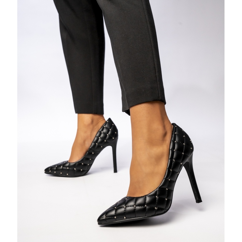 Talons hauts noirs lumor féminins le noir 1