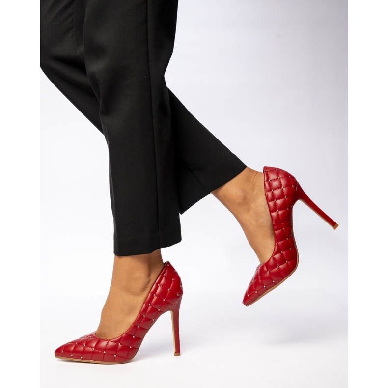 Talons hauts rouge Lumor Red pour femmes 1
