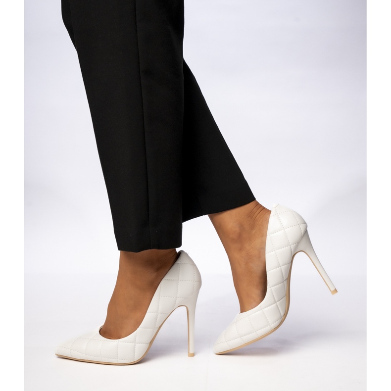 Pumps blancs Novara pour femmes 1