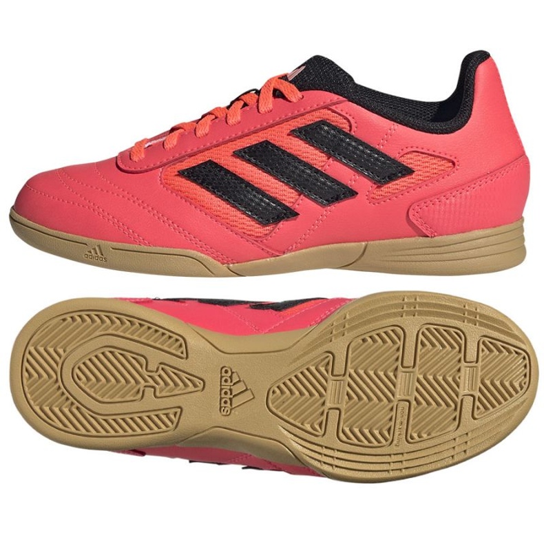 Adidas Super Sala 2 dans les chaussures de football IG8754 rouge 1