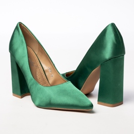 Pumps à la chaux pour femmes vertes 1
