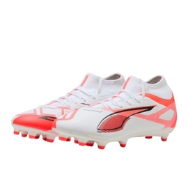 Puma Ultra 5 Play + FG / AG 108168 01 Chaussures de football blanche 1