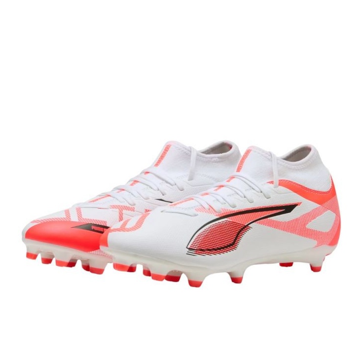 Puma Ultra 5 Play + FG / AG 108168 01 Chaussures de football blanc 1