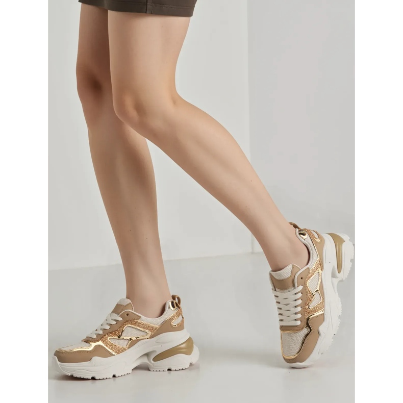 Baskets glam khaki vert 1