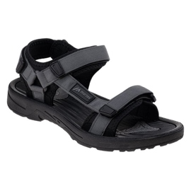 Martes Derano 92800305067 Sandales masculines Gray noir 2