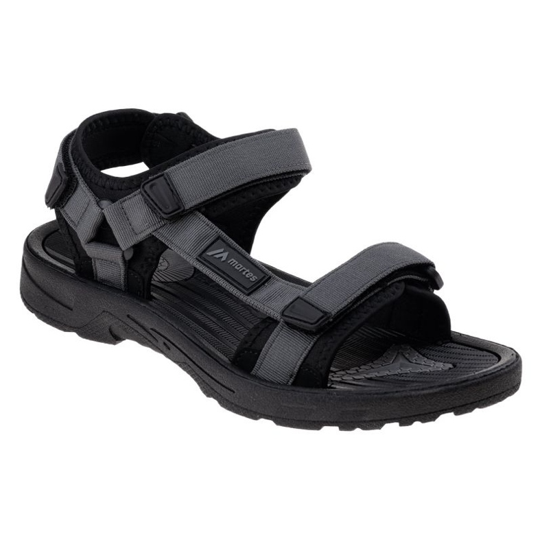 Martes Derano 92800305067 Sandales masculines Gray noir 2