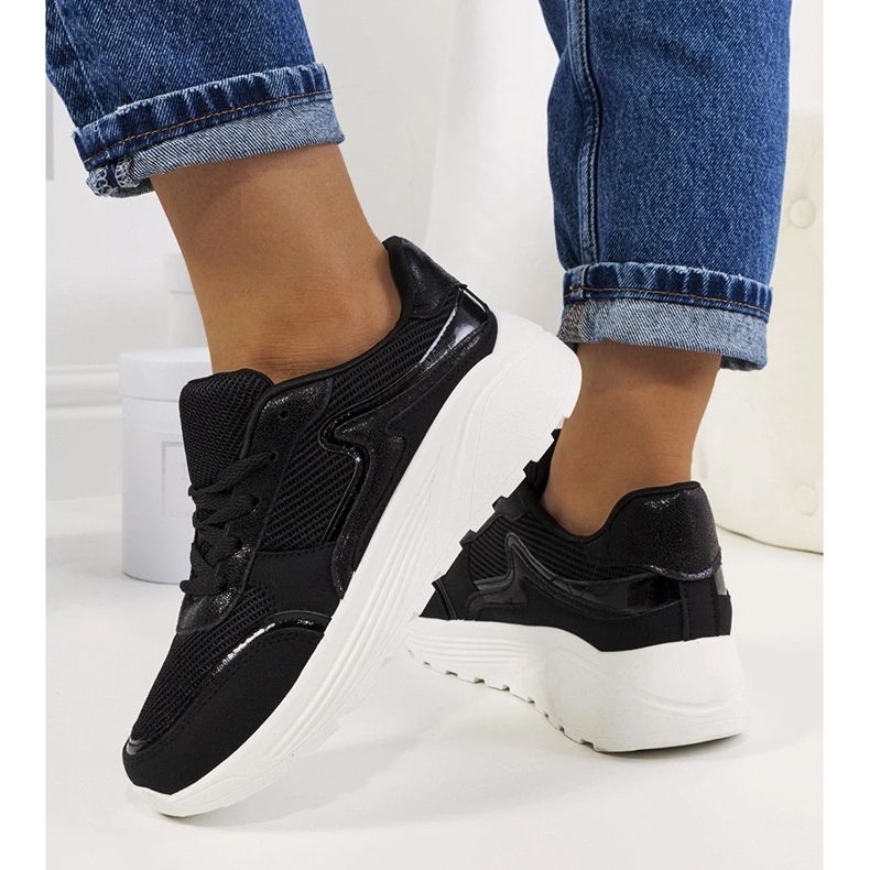 D/GMR Baskets femme Basemat noires le noir 1