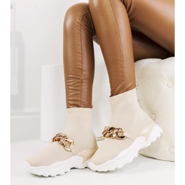 D/GMR Baskets montantes Hurtado beiges 1 D/GMR Baskets montantes Hurtado beiges 1