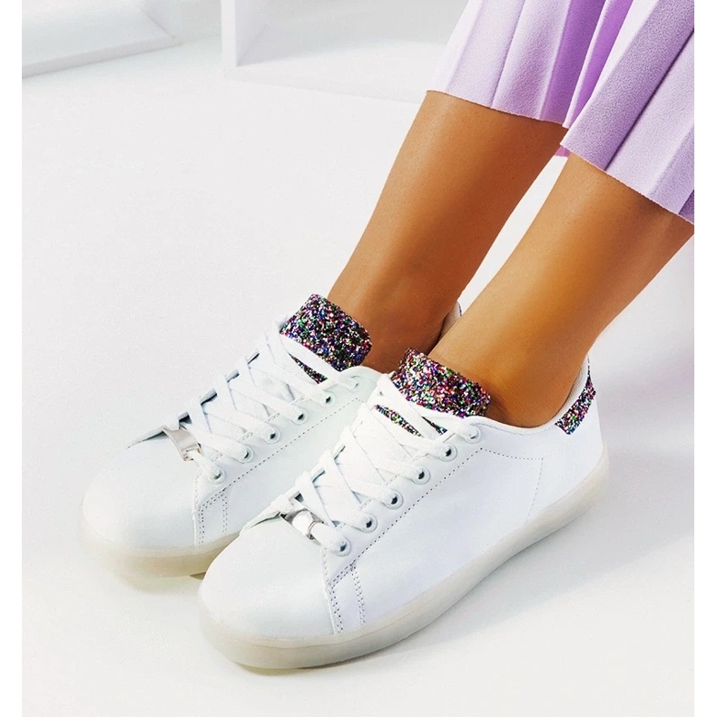 D/GMR Baskets blanches à leds Alfaro 1