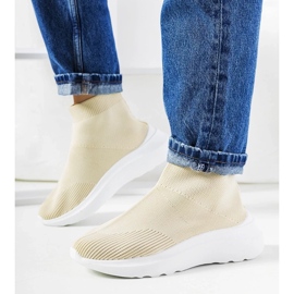 D/GMR Baskets montantes beiges Jennifer 2