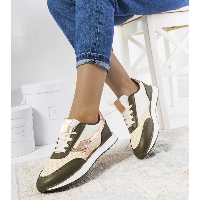 D/GMR Baskets Chiara femme vertes 1