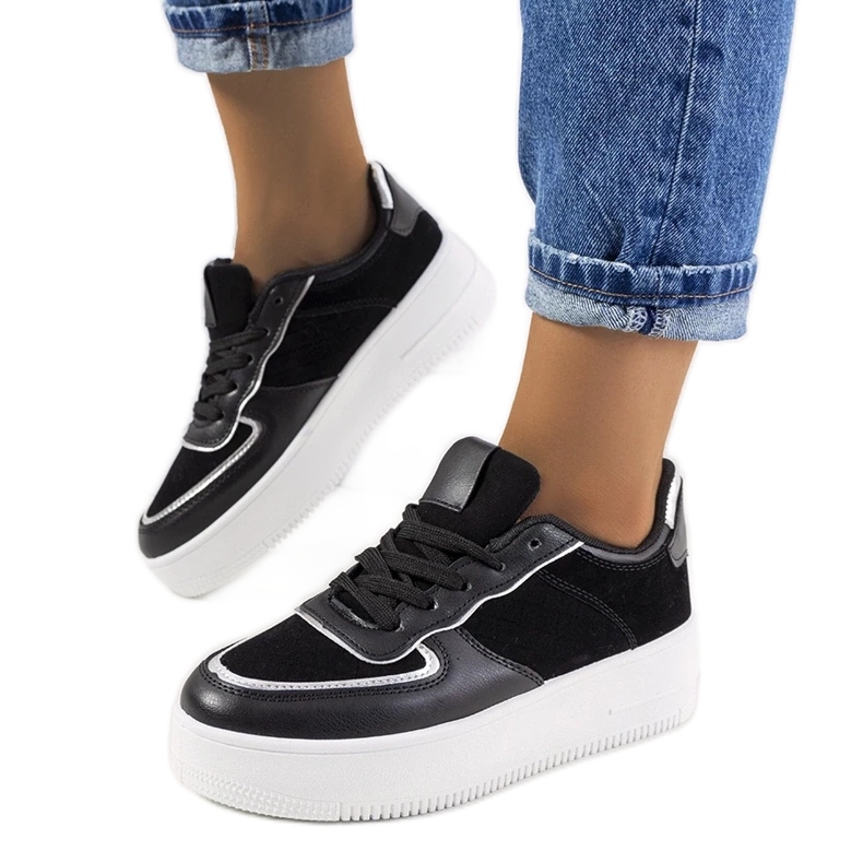 D/GMR Baskets Statela femme noires le noir 1