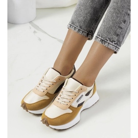 D/GMR Baskets femme Onorato marron beige 2