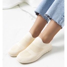 D/GMR Baskets de sport beiges Santen 1