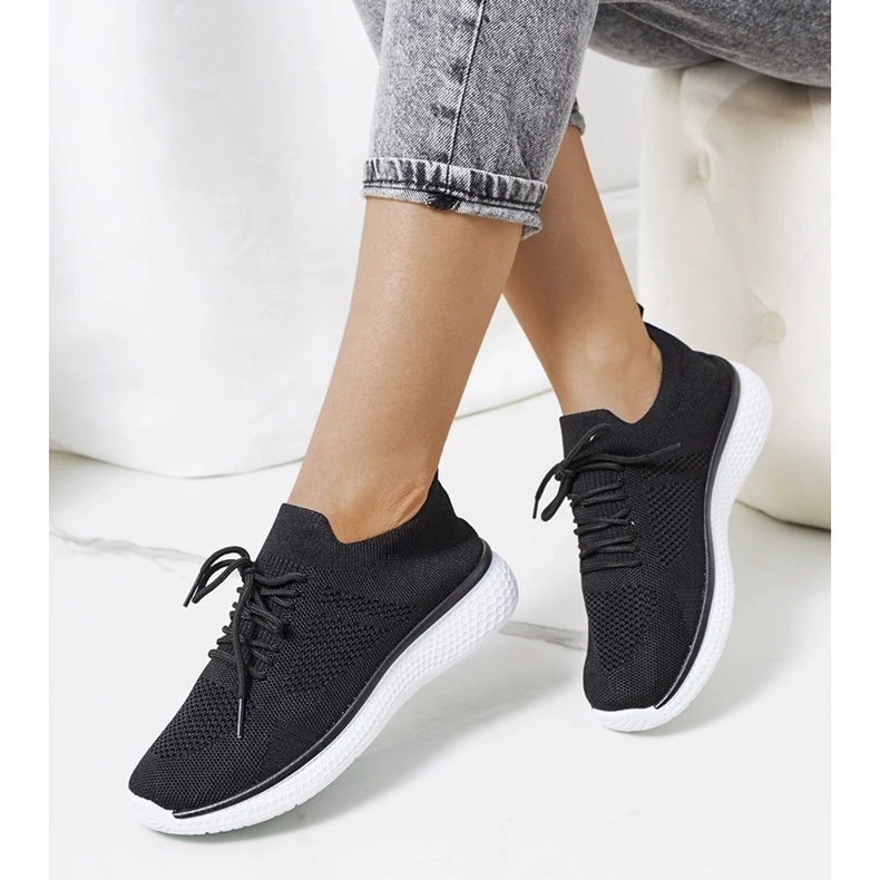 D/GMR Baskets de sport noires Michael's le noir 1