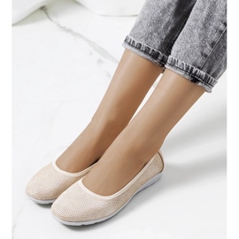D/GMR Ballerines Elmas en cuir beige 1 D/GMR Ballerines Elmas en cuir beige 1
