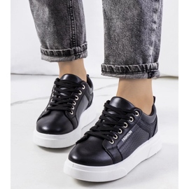 D/GMR Baskets noires sur semelle épaisse Louisiane 1