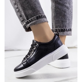 D/GMR Baskets noires sur semelle épaisse Louisiane 2