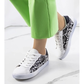 D/GMR Baskets Kameta Snake blanches le noir 1