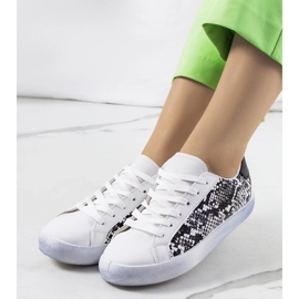 D/GMR Baskets Kameta Snake blanches le noir 2