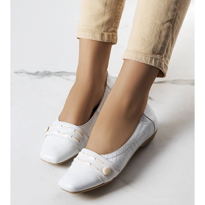 D/GMR Ballerines blanches Lioma 2