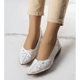 D/GMR Ballerines blanches Glazko 2