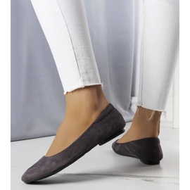D/GMR Ballerines en éco-daim grises Jules 3