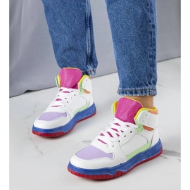 D/GMR Baskets montantes colorées Elizabeth multicolore 1