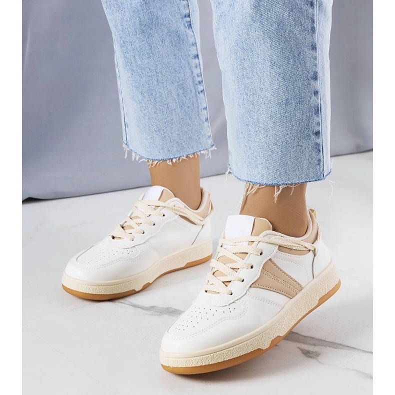 D/GMR Baskets beiges pour femmes de Marcella 1