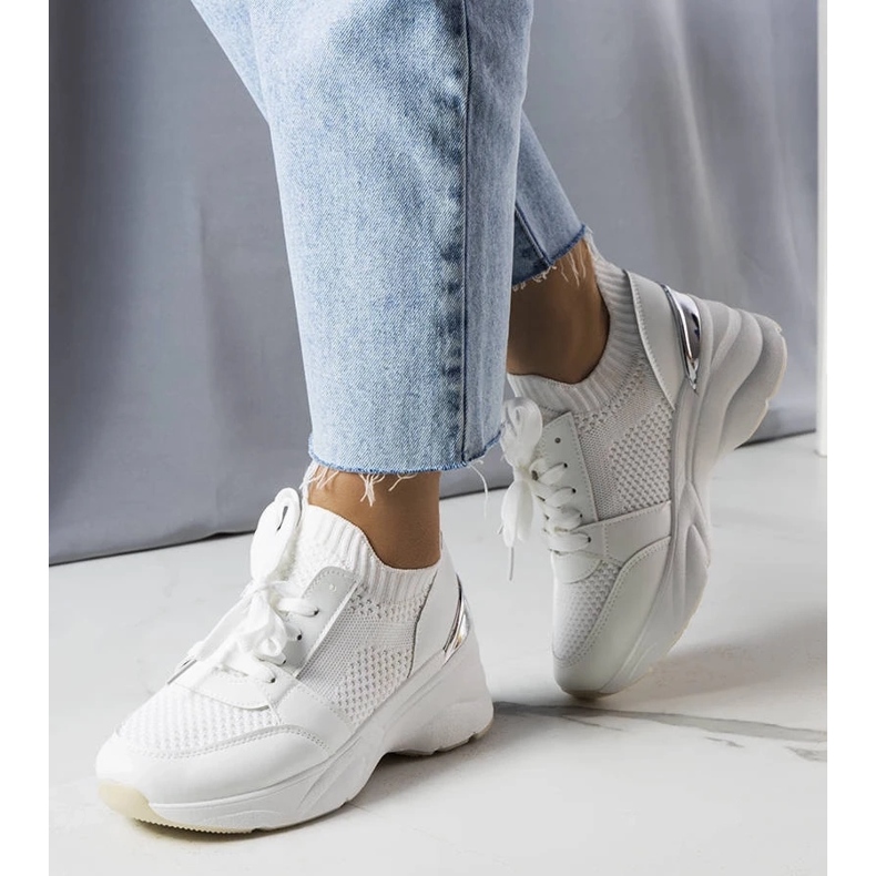 D/GMR Baskets compensées blanches Ann 1