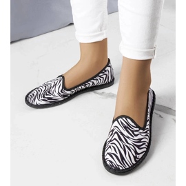 D/GMR Ballerines à imprimé animalier d'Ermengardi le noir 2