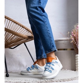 D/GMR Baskets grises baskets féminines Blue Strings Arcobaleno 3