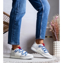 D/GMR Baskets grises baskets pour femmes, lacets Arcobaleno 1