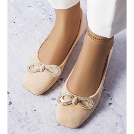 D/GMR Ballerines beiges à nœud Gaillou 3