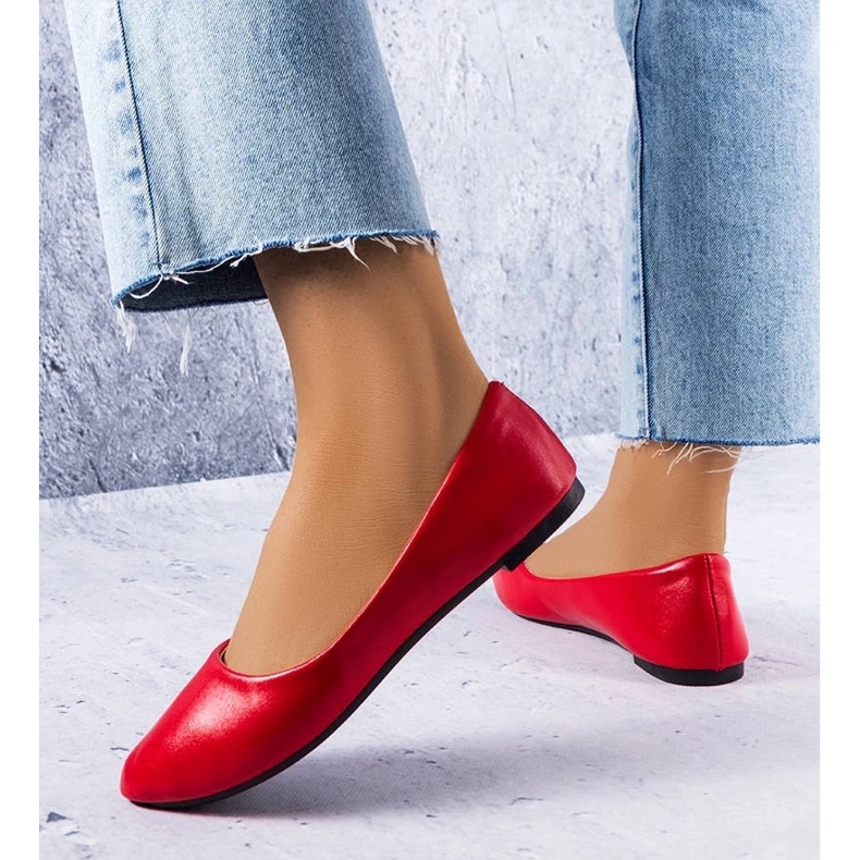 D/GMR Ballerines classiques rouges Narcisse 2