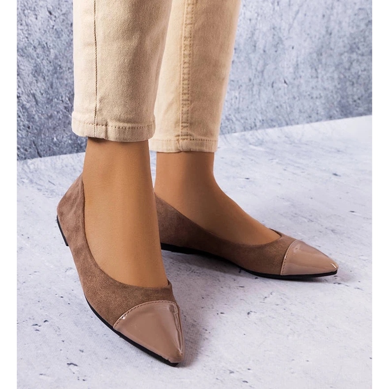 D/GMR Ballerines vernies marron Thibault brun 1 D/GMR Ballerines vernies marron Thibault brun 1