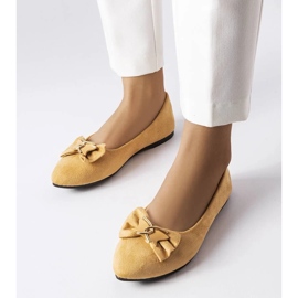 D/GMR Ballerines à bout pointu beige Jetté 1