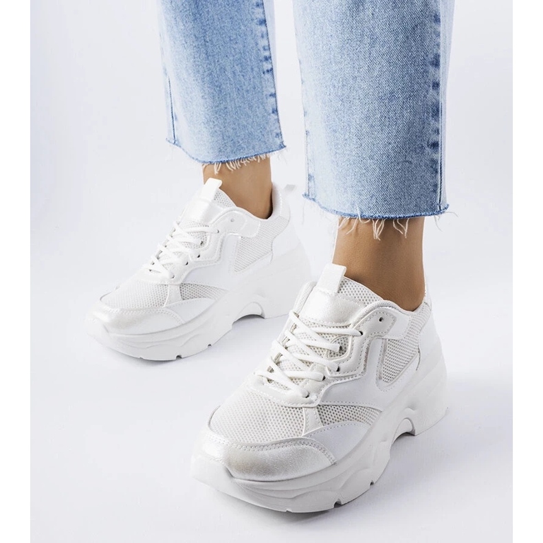 D/GMR Baskets blanches pour femmes de Séguin 1