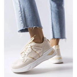 D/GMR Baskets multi-matières beiges Caya 2