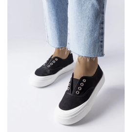 D/GMR Baskets à enfiler noires Rabican le noir 1