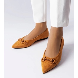 D/GMR Ballerines marron à bout pointu Aimé brun 2