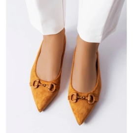 D/GMR Ballerines marron à bout pointu Aimé brun 3