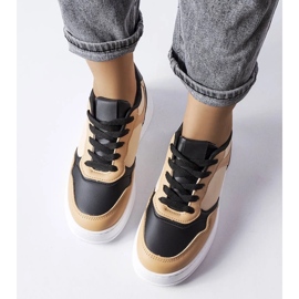 D/GMR Bottines noires et beiges à semelle plus épaisse de chez Baron 3