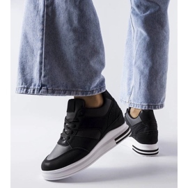 D/GMR Baskets compensées noires CinqMars le noir 4