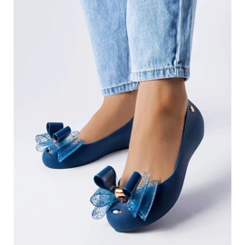 D/GMR Ballerines Meliski bleu marine avec noeud Jérôme 1 D/GMR Ballerines Meliski bleu marine avec noeud Jérôme 1
